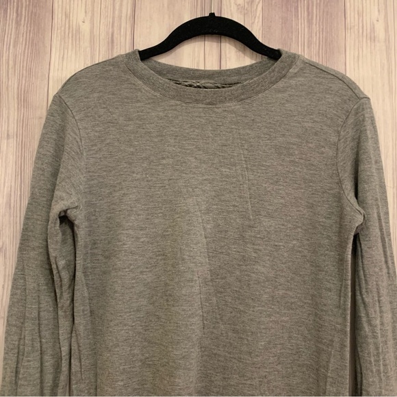 Cloth & Stone Gray Long Sleeve Sweatshirt Sweater Dress Size XS - Picture 2 of 8